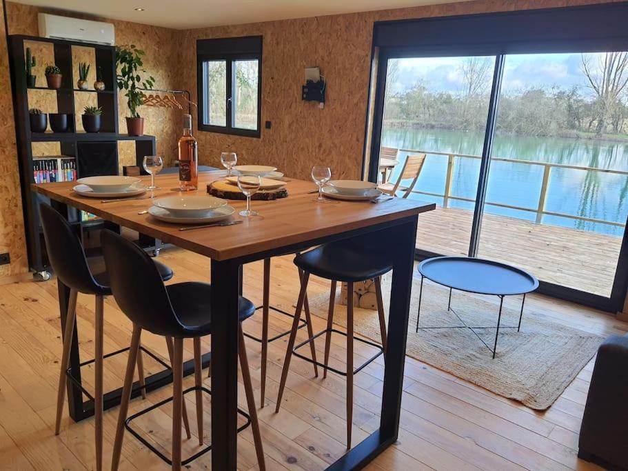 Chalet Les Pieds Dans L'Eau La Campagne A La Ville Saint-Doulchard Buitenkant foto