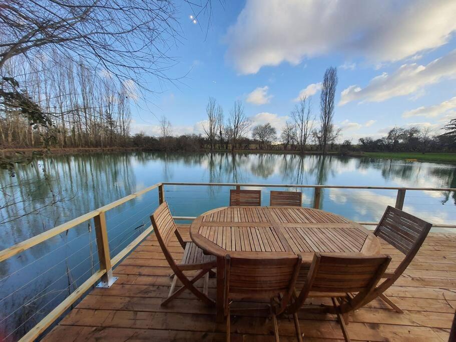 Chalet Les Pieds Dans L'Eau La Campagne A La Ville Saint-Doulchard Buitenkant foto